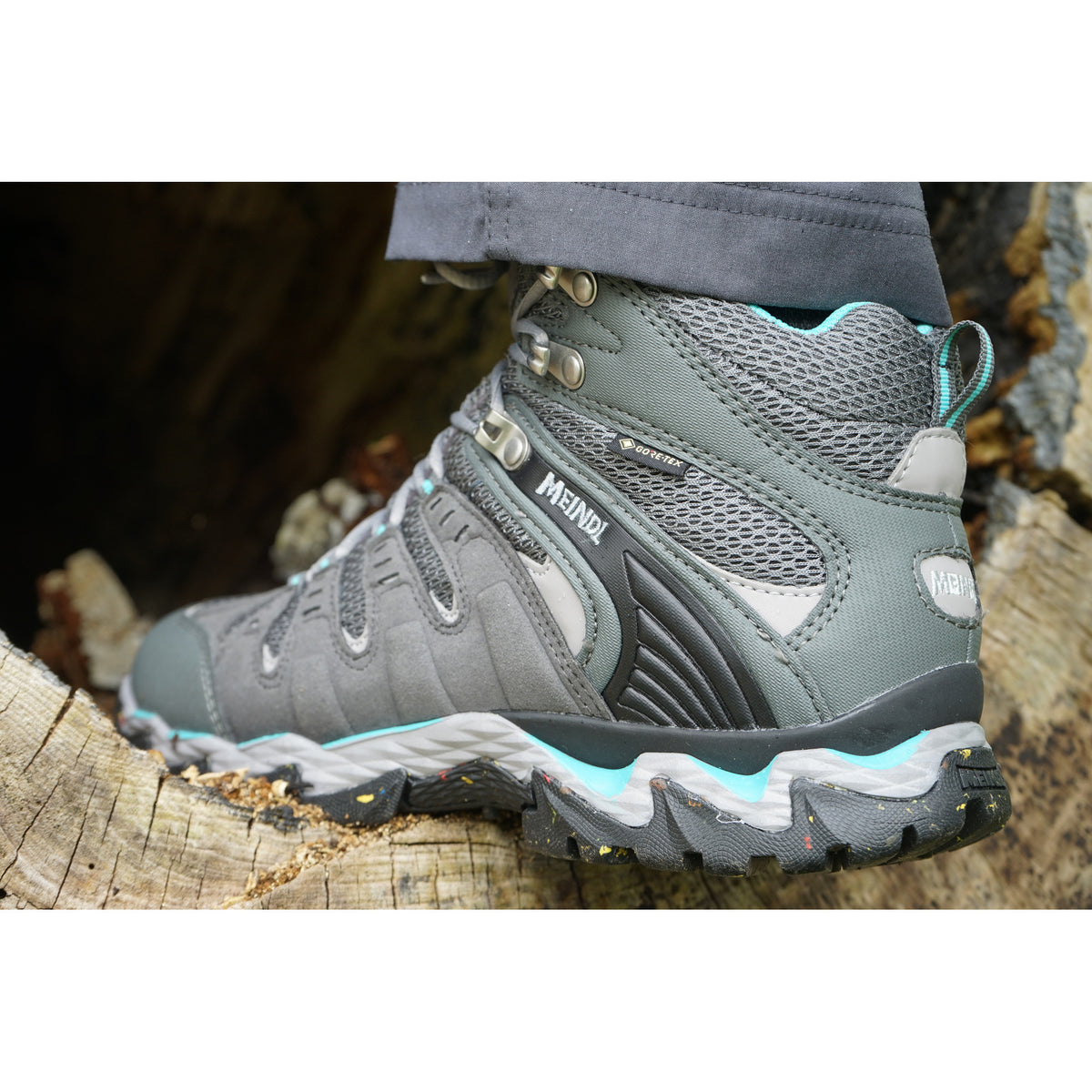 Meindl Respond Lady Mid II GTX Walking Boot Anthracite/Turquoise Ladies
