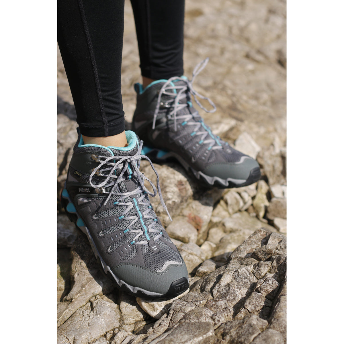 Meindl Respond Lady Mid II GTX Walking Boot Anthracite/Turquoise Ladies