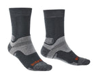 Bridgedale Hike Midweight Merino Performance Boot Socks Gunmetal Mens