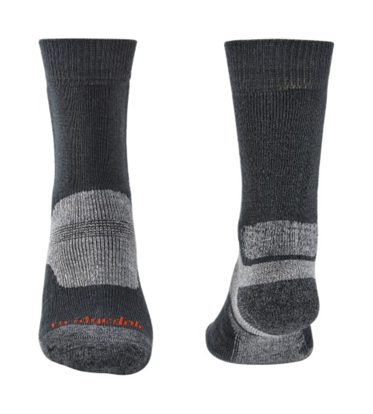 Bridgedale Hike Midweight Merino Performance Boot Socks Gunmetal Mens