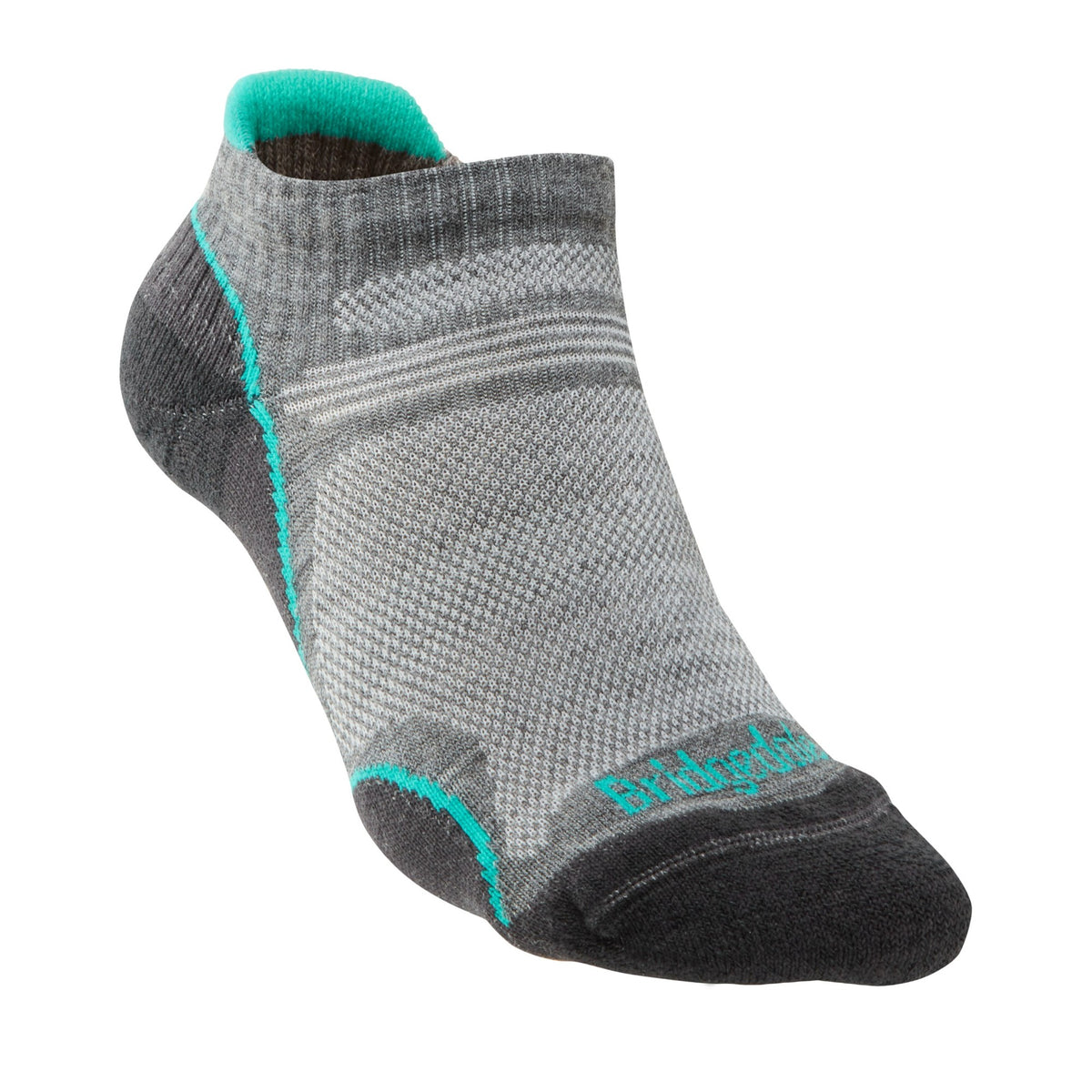 Bridgedale Hike Ultralight T2 Merino Performance Low Socks Grey/Surf Womens