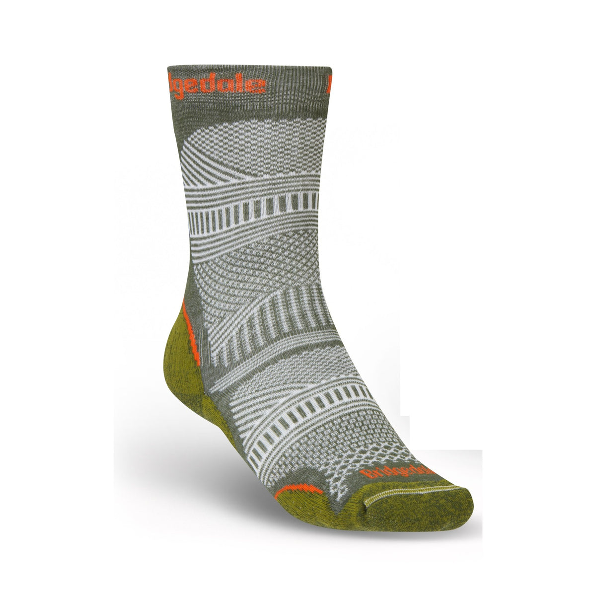 Bridgedale Hike Ultralight T2 Coolmax Performance Boot Socks Green Mens