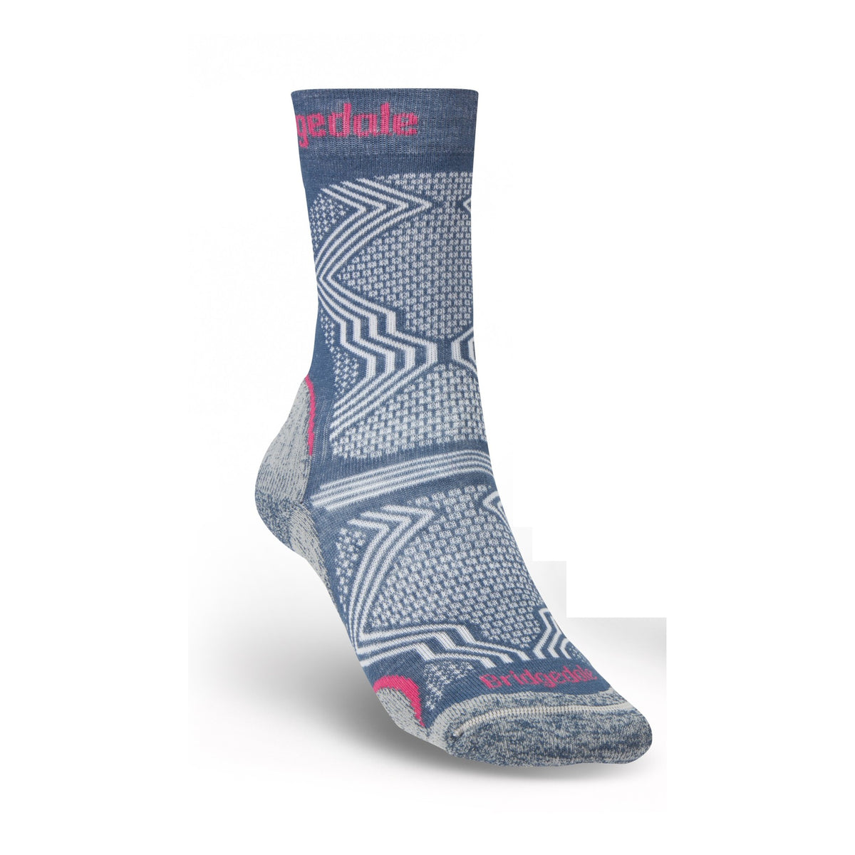 Bridgedale Hike Ultralight T2 Coolmax Performance Boot Socks Dark Denim Womens