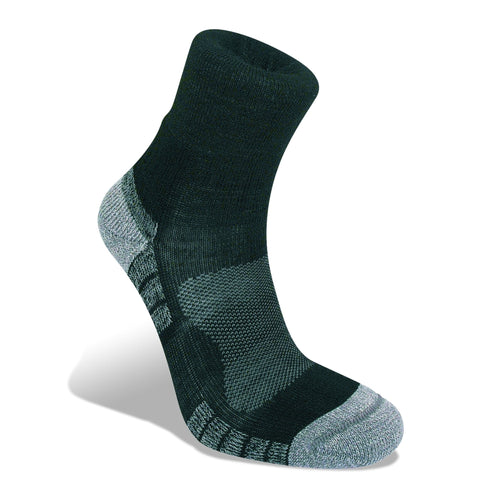 Bridgedale Hike Lightweight Merino Performance Ankle Socks Black/Silver Mens
