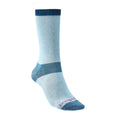 Bridgedale Liner Boot Coolmax Base Layer Socks 2 Pair Sky Womens