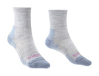 Bridgedale Hike Lightweight Merino Performance 3/4 Crew Socks Grey/Smoky Blue Ladies