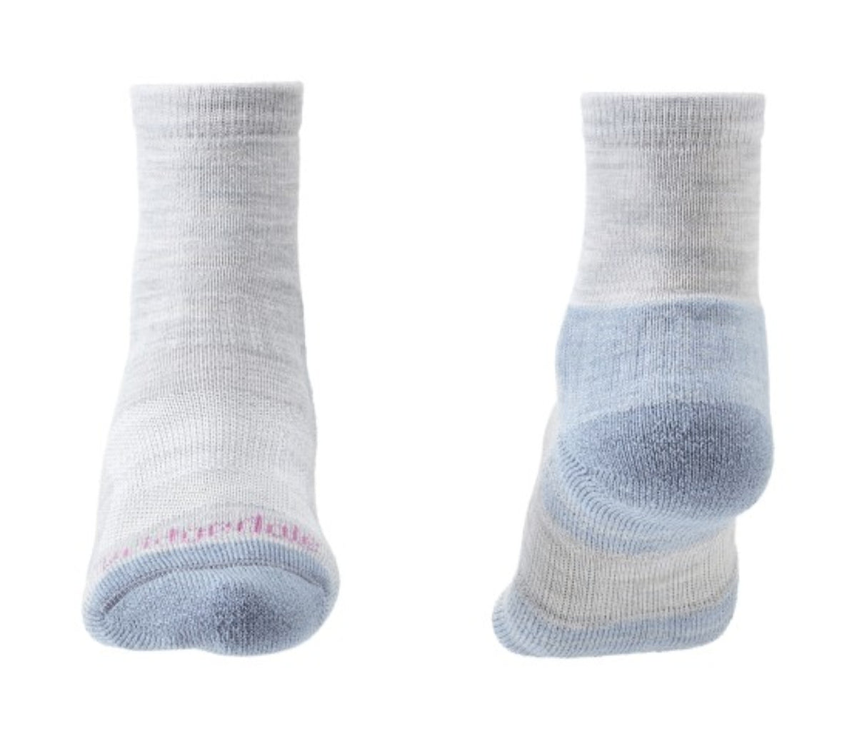 Bridgedale Hike Lightweight Merino Performance 3/4 Crew Socks Grey/Smoky Blue Ladies