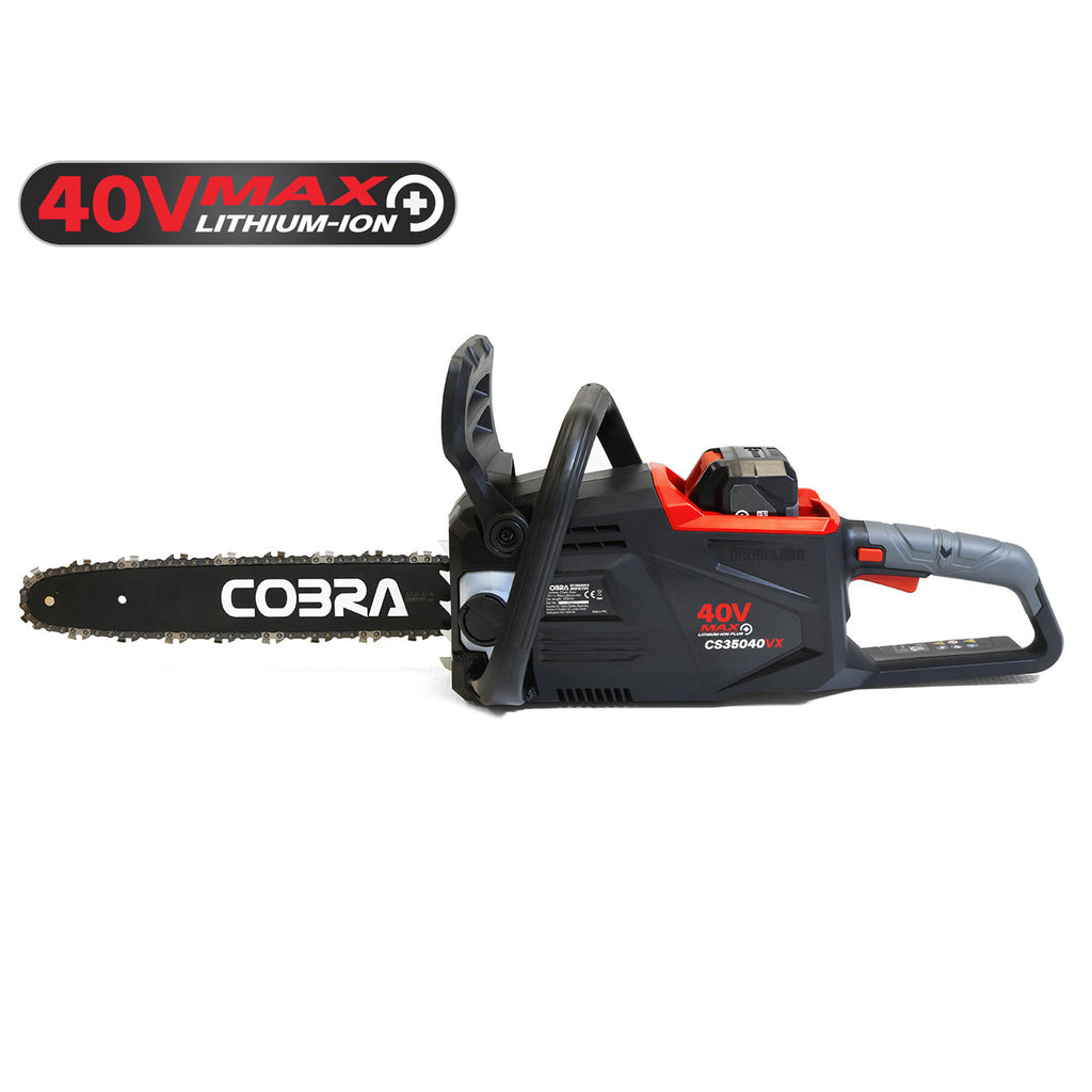 Cobra CS35040VX 40V Cordless Chainsaw – Battery & Charger