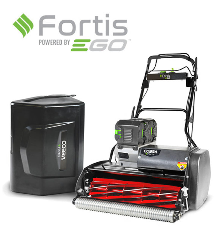 Cobra FORTIS25FTEKIT 63cm Self Propelled Cordless Fine Turf Cylinder Lawnmower – Kit