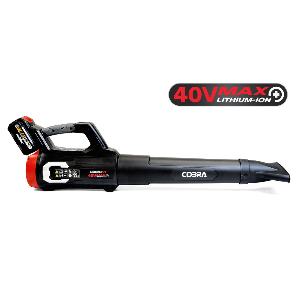 Cobra LB55040VX 40V Cordless Leaf Blower – Battery & Charger