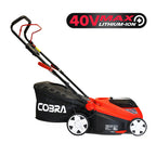 Cobra MX3440VX 34cm Cordless Lawnmower