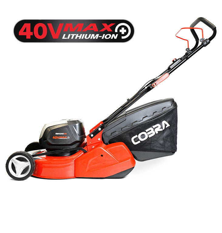 Cobra RM4340VX 43cm Rear Roller Cordless Lawnmower
