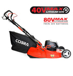 Cobra RM51SP80VX 51cm Self Propelled Rear Roller Cordless Lawnmower