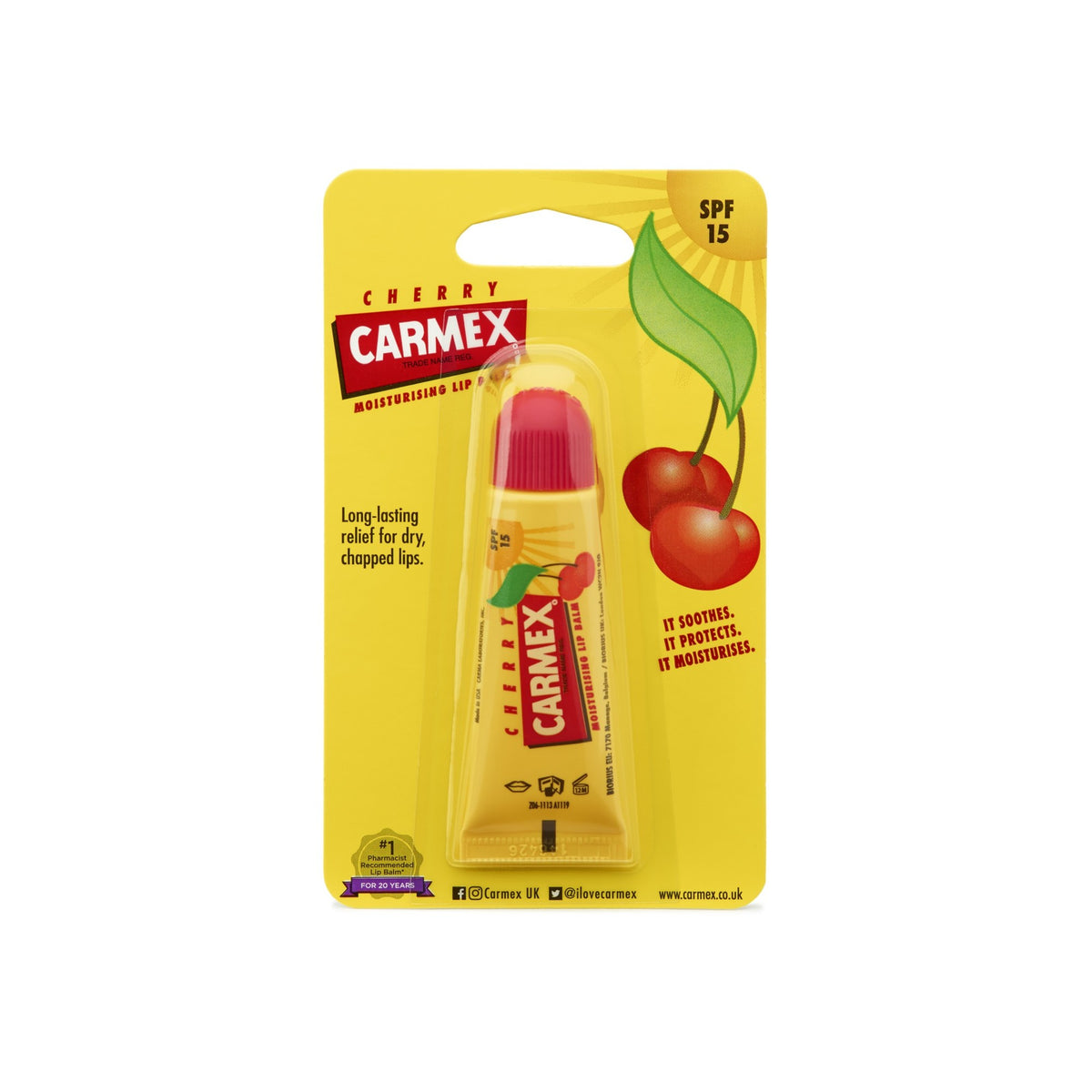 Carmex Cherry Lip Balm Tube