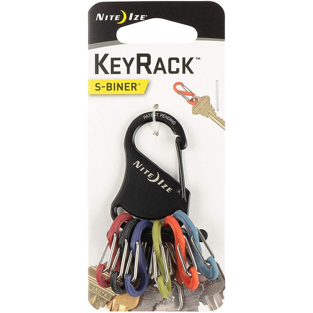 Nite Ize KeyRack with S-Biners Black Assorted