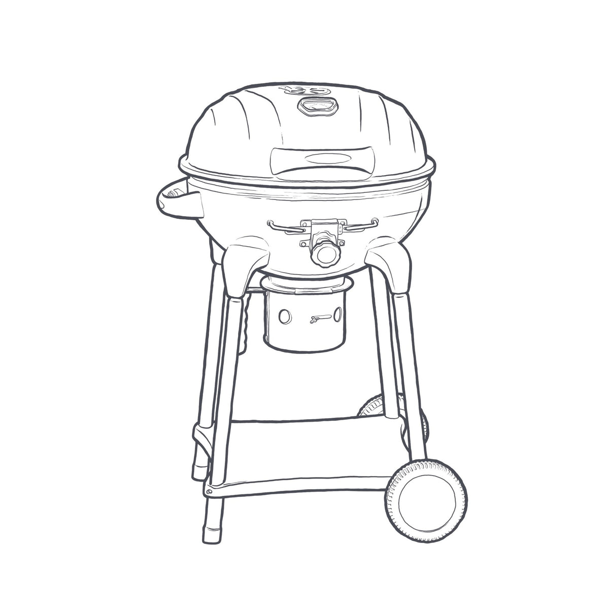Maypole Kettle BBQ Cover