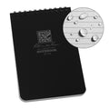 Rite in the Rain Top-Spiral Weatherproof Notebook 4 x 6 Inch Black