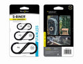 Nite Ize S-Biner Dual Carabiner Black Assorted Sizes 3 Pack