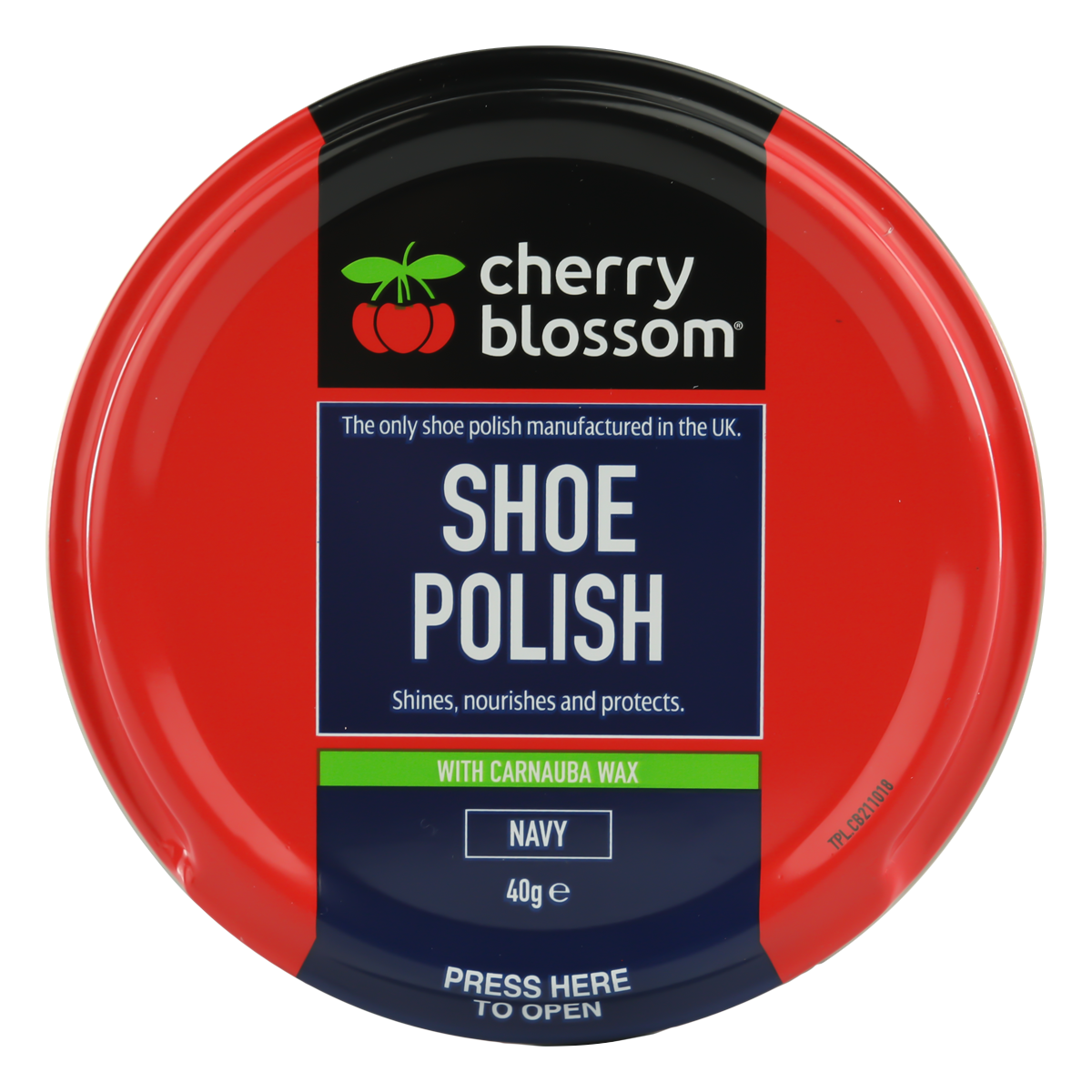 Cherry Blossom Shoe Polish Navy product image